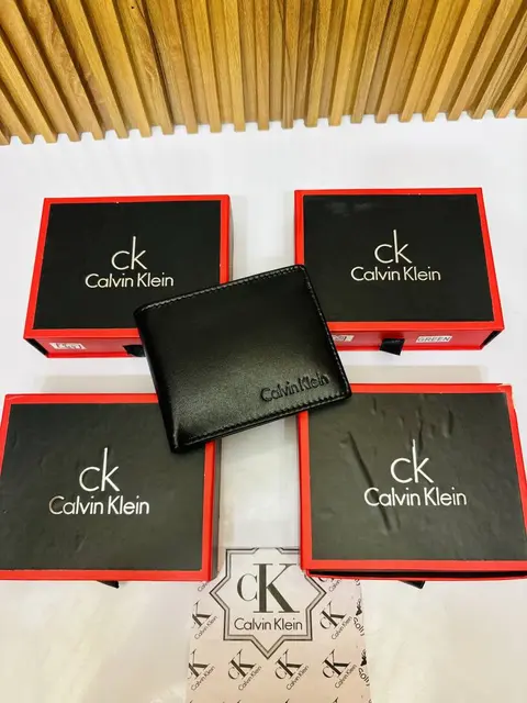 104 CK CALVIN KLINE BLACK PREMIUM QUALITY WALLET
