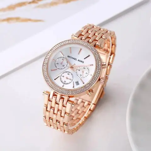 Michael kors Darci Chronograph Copper-White