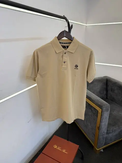 Loro piana turkey imported box pack tshirt dark beige