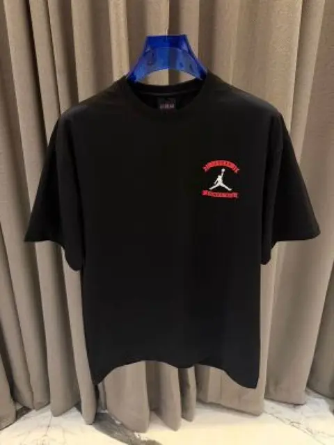 Jordan impoted primium T-shirt Drop Shoulder Black