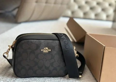 Coach Jamie Camera Crossbody Unisex Bag Premium With 2 SlingBelt Original BoxPackaging