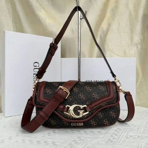 Guess DEA Logo Shoulder Bag With Original Box & DustCover