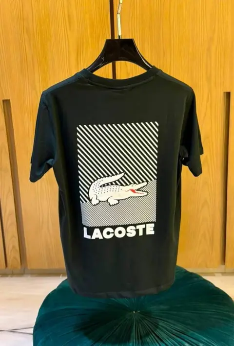 Lacoste IMPORTED STORE ARTICLE T SHIRT GREEN