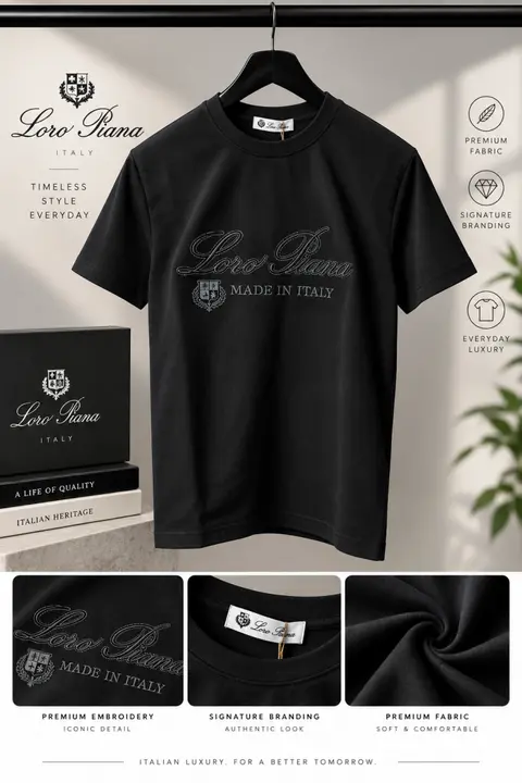 Loro Piaana Premium Round Neck T-Shirt 2100