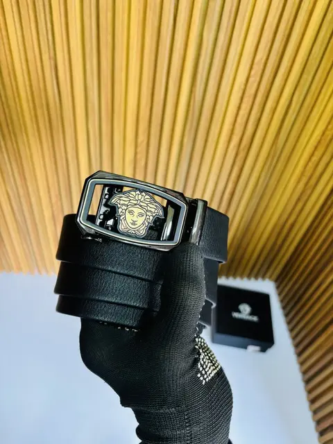 01 VERSACE PREMIUM QUALITY AUTOMATIC LOCK BELT WITH BOX