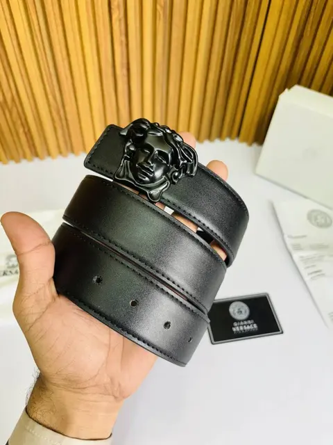 21 VERSACE FULL BLACK PREMIUM QUALITY BELT