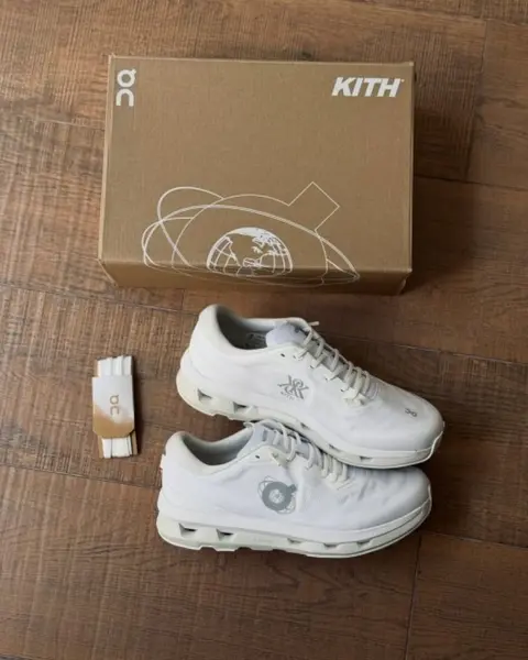 On Running x Kith Cloudzone White Ice 756