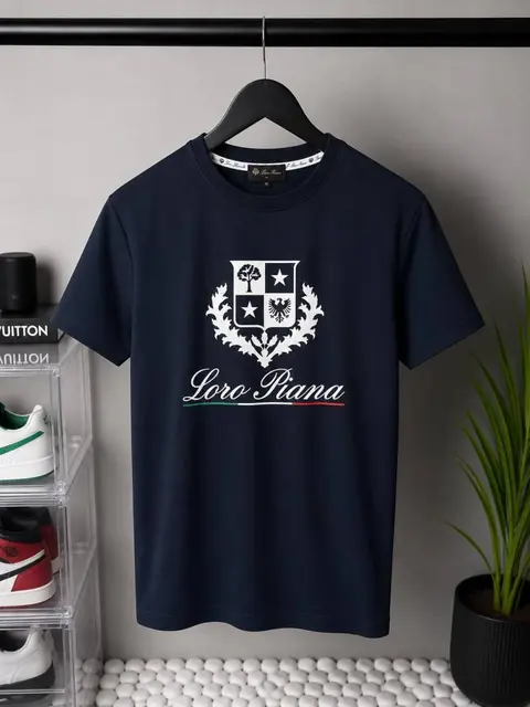 Loro Pian-a Premium Polo T-Shirt With OG Box Packaging 1580 Sale offer Vs1000
