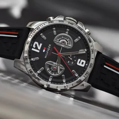 Tommy Hilfigar Decker Silver- Black - J502