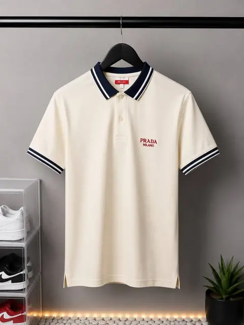 Prada Premium T Shirt with original box packaging 1810. Sale-offer VS1000