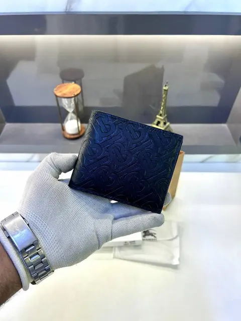 Burber Black Premium Quality Wallet Fa 621