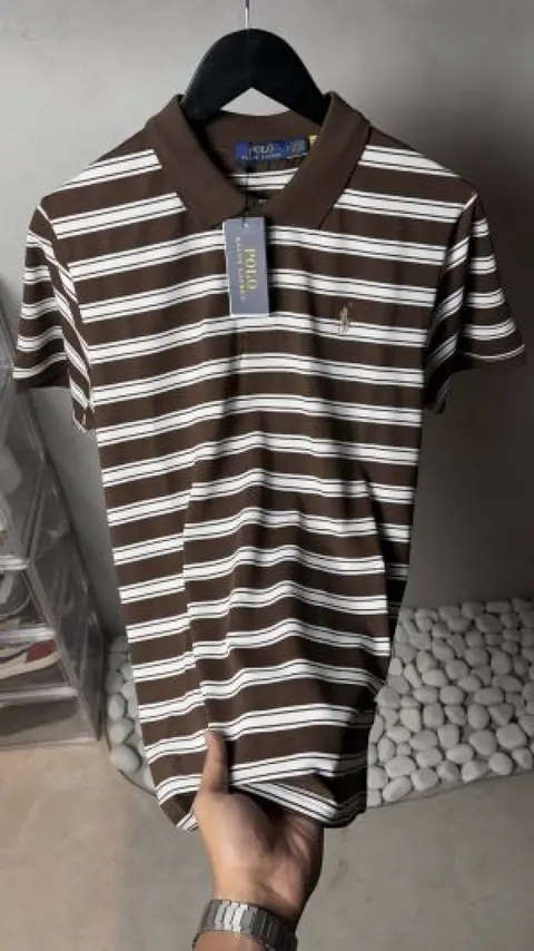 Ralph Laure n Premium Striped Polo T-Shirt With OG Packaging 1345. Sale offer VS1000