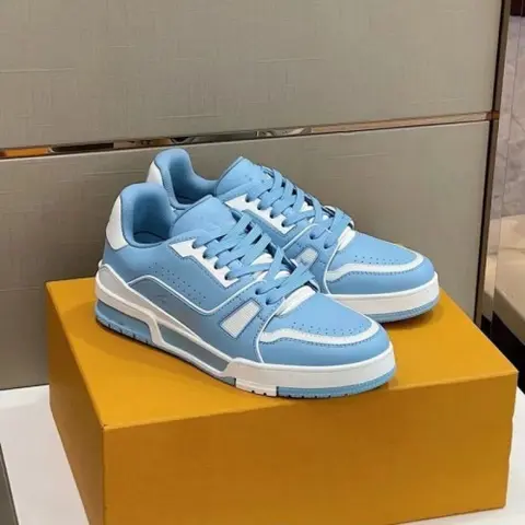 Trainer White Blue