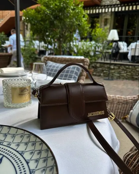 Jacquemus Le Bambino Small Crossbody Bag With Original Grey Box Packing