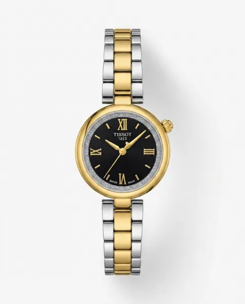 Tissot Desir Two Tone Gold Black Dail