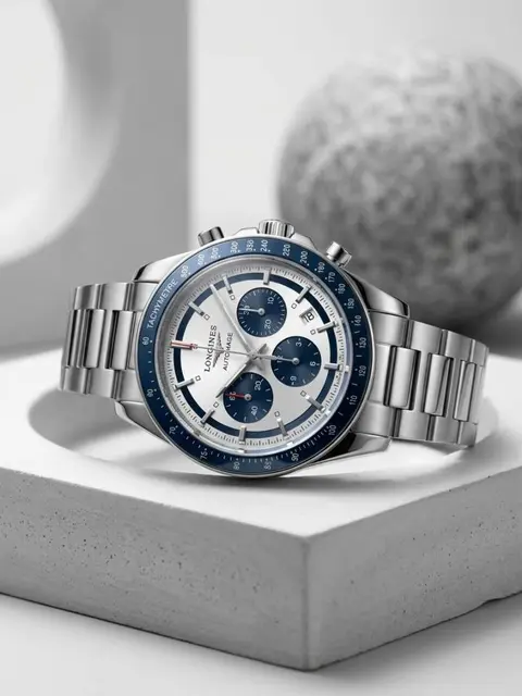 Longines Conquest Chronograph Blue