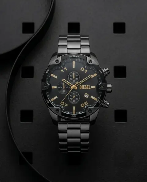Diesel Spiked black gold
