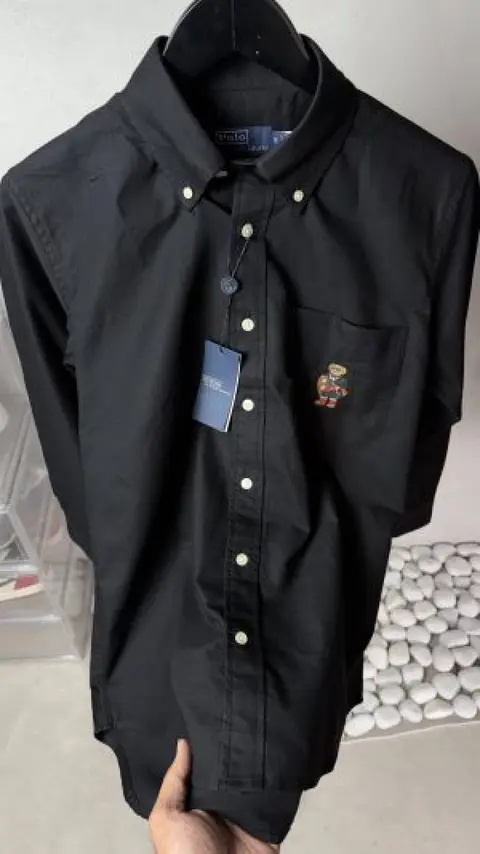Ralph lauren premium bear logo shirt 1265