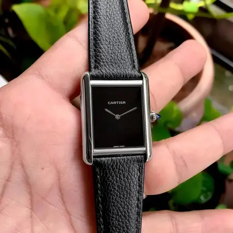 Cartier Tank Must Premiums Black Silver