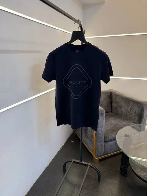 Hackett navy imported round neck tshirt