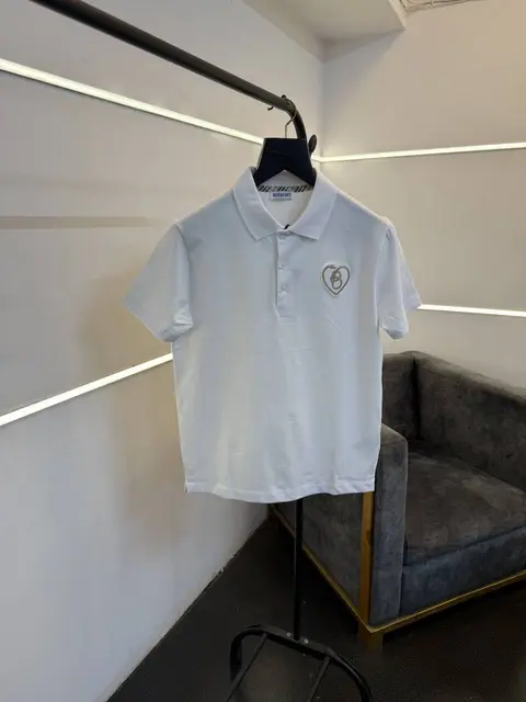 Burberry imported polo tshirt white