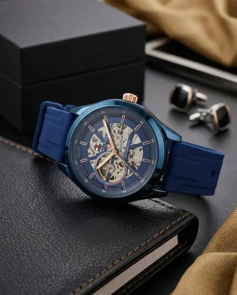 Tommy Hilfige r Automatic Silicon Blue