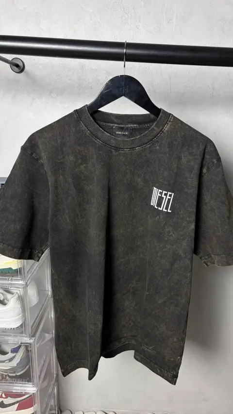Diesel Acid Wash Premium Oversized T-Shirt 1737. Sale offer VS1000