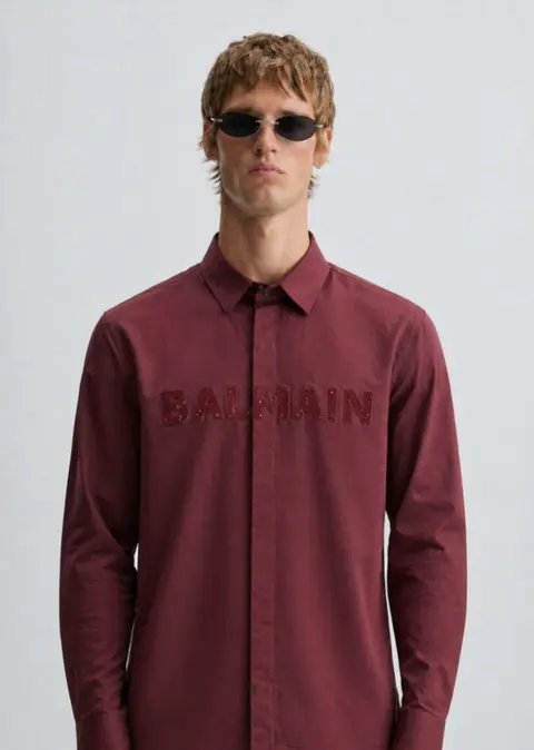 BALMAI-xN IMPORTED STORE ARTICLE DIAMOND CHINA SHIRT