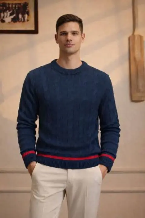 Gucci Signature Sweatshirt Navy blue