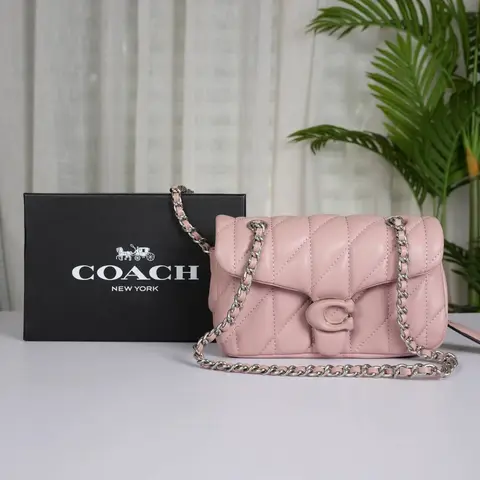 Coach Tabby 20 Shoulder Bag With OG Box & Dust Bag (Pink Purple-948)