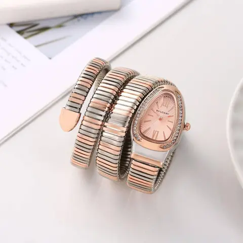 Bvlgari Serpenti Snake 2Ton-Copper-Pink