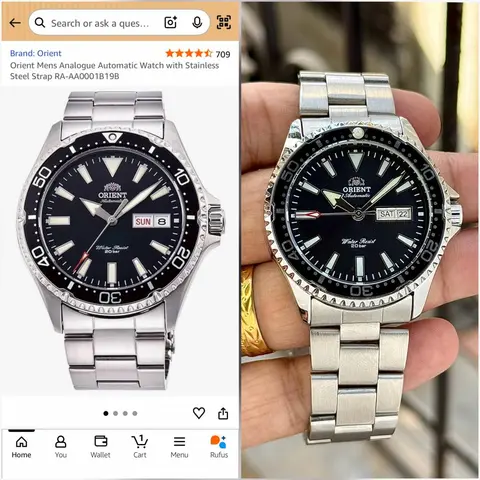 Orient Kamasu Mako RA-AA0004E Automatic silver -black