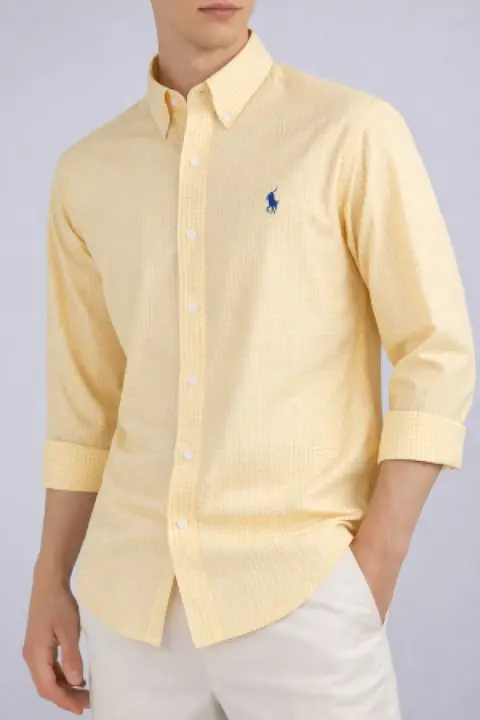 No return Ralf Lauren imported Polo shirt Yellow