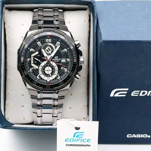 Casio Edifice Efr539 Silver-Black