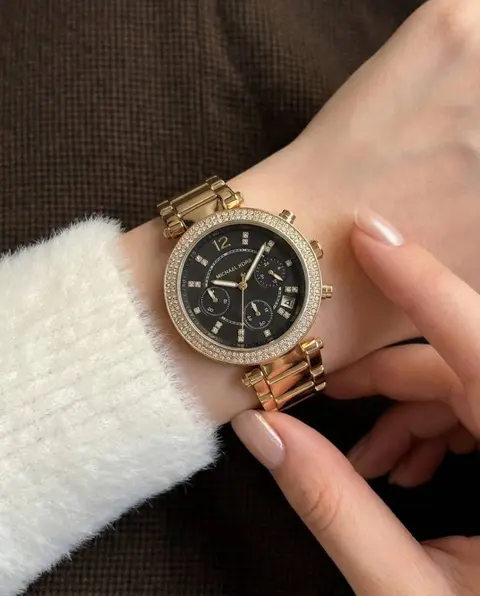Michael Kors Parker Gold-Black