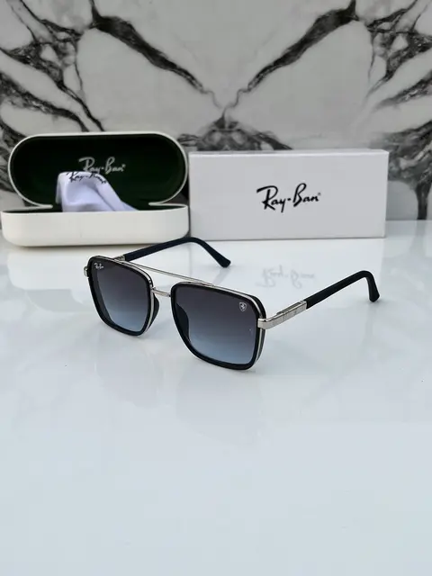 Rey ban 398 silver blue