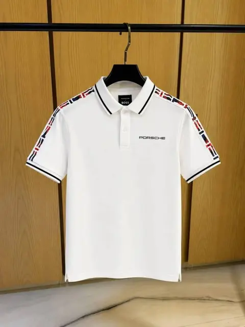 PORSCHEx BOSXS IMPORTED STORE ARTICLE POLO T-SHIRTx