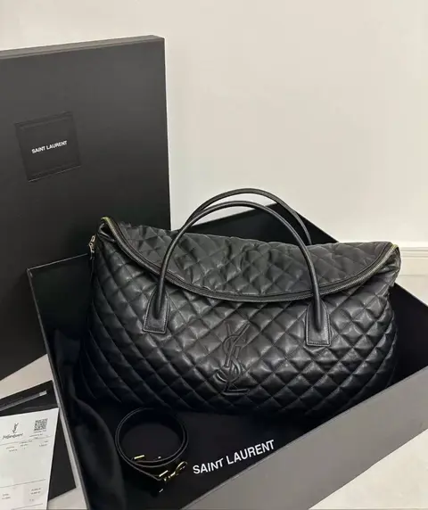 Ysl 8010 Gaint Travel Duffle Bag With Silver Hardware SuperHigh Quality