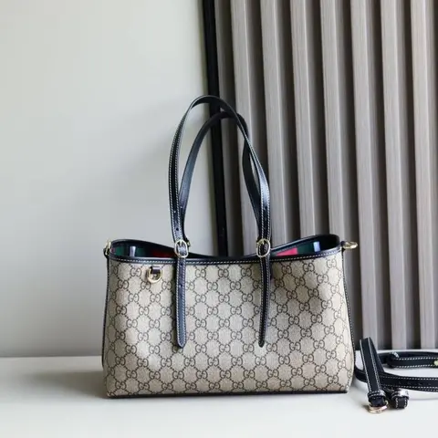 Gucci CB GG Emblem Medium Tote With DustCover CarryBag Highend