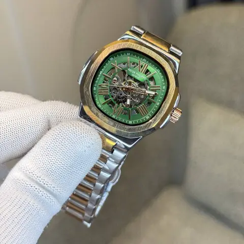 Patek Philipe Automatic TwoToneGreen 055