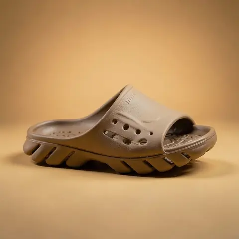 Crocs Echo Super Soft Premium Brown Slides