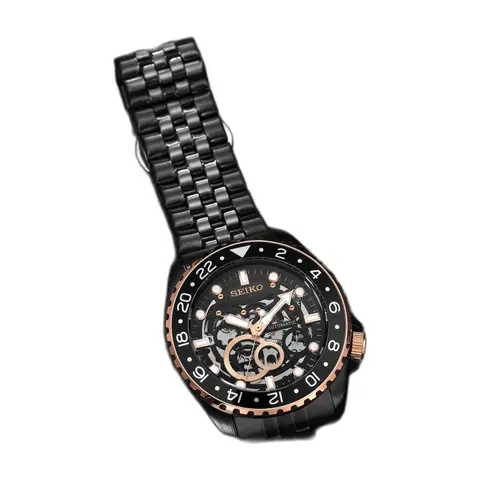 Seiko Automatic Black Copper - front view