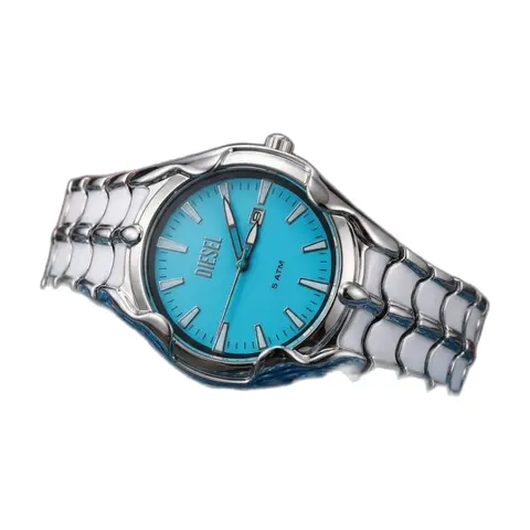 Dieseel Vert Series silver Sky blue - front view