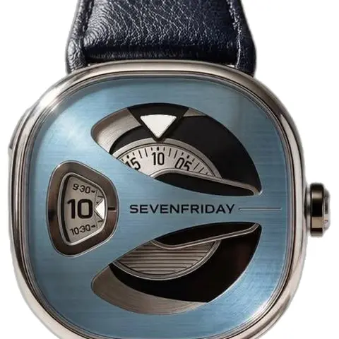 SevenFriday Me Series Square Tic - dial close-up