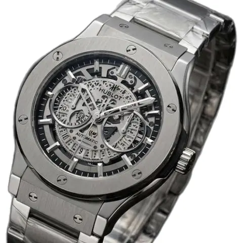Hublot Classic Fusion Aerofusion Chronograph White - dial close-up