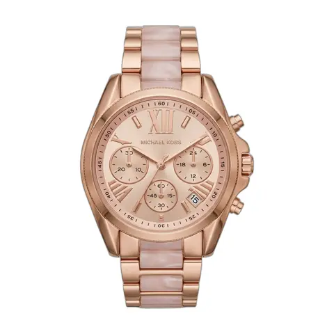 Michael kors bradeshaw rose gold two tone - front view