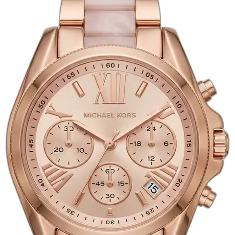 Michael kors bradeshaw rose gold two tone - dial close-up