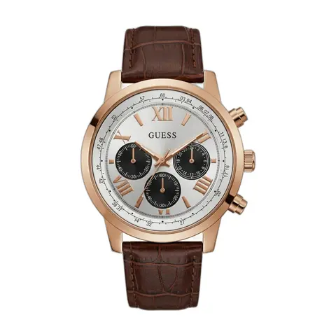 Guess Hendrix Brown Leather - front view