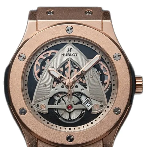 Hublot Classic Fusion Skeleton - dial close-up