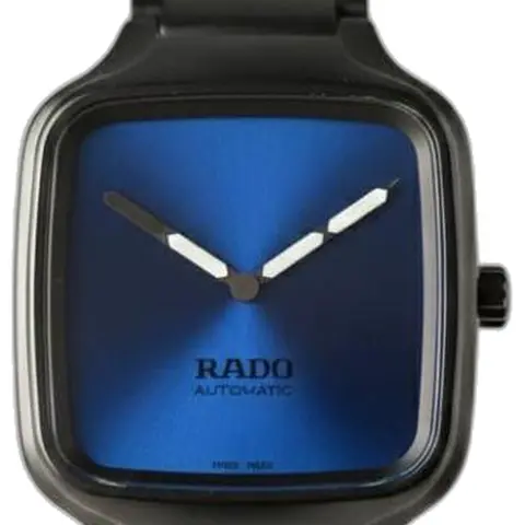 Rado True Square Quartz Black Blue - dial close-up